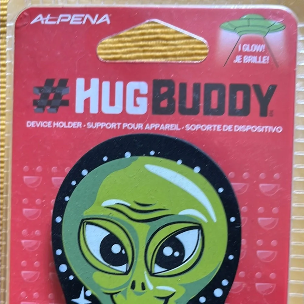 Green and Black Hug Buddy Phone Cover with Alien Design